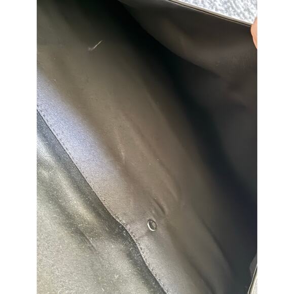 Kenneth Cole leather double side brief case laptop crossbody top handle 18X13 - Picture 8 of 12